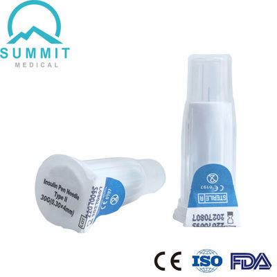 Daha Pürüzsüz ve Daha Nazik Bir Enjeksiyon için 5 Eğimli İğne Ucu ile Emniyet Kalemi İğnesi 30G 4mm