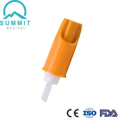MejorLance Basınçla Etkinleştirilmiş Emniyetli Lanset, Döndürülebilir Koruyucu Kapaklı 28G 1.8mm
