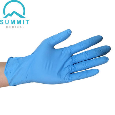 ASTM D6319 Dokulu 4 Mil Nitril Tek Kullanımlık Muayene Eldiveni