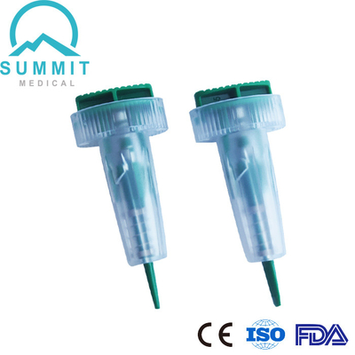Rahat Kan Numune Alma için Düğme Aktifleştirilmiş Emniyetli Lanset 21G 1.8mm
