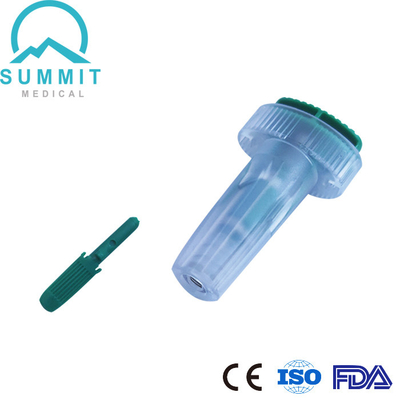 Rahat Kan Numune Alma için Düğme Aktifleştirilmiş Emniyetli Lanset 21G 1.8mm