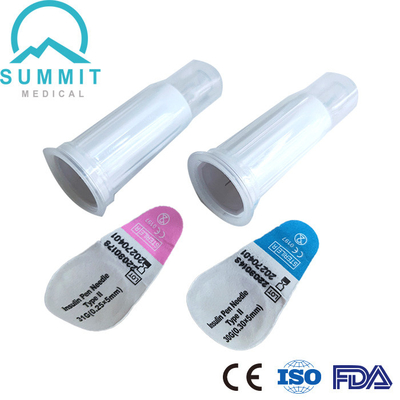 İnsülin Kalemleri İçin Otomatik Olarak Kilitlenen Diyabetik Kalem İğneleri, 30G/31G 5mm