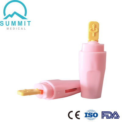 Tamamen Gizli Çekici İğneli Steril Otomatik Lancet, 21G 2.2mm