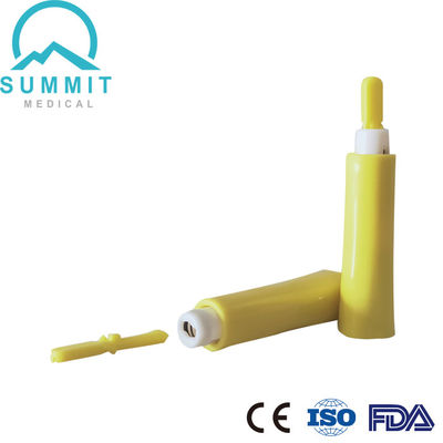 Hemoglobin Kolesterol ve Diğer Tanısal Testler için Easy Prick Safety Lancet 21G 2.2mm