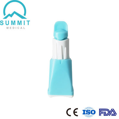 Otomatik Güvenlik Kan Lançetleri 23G 3 Derinliği 1.3mm, 1.8mm, 2.3mm