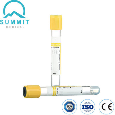 Kan toplama için sarı üst gel ve pıhtı aktivatörü tüpü 4ml