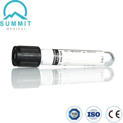 3.8% Sodyum Sirtrat (0.129mol/L) katkı maddesine sahip Black Top ESR tüpü