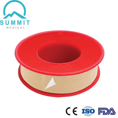 Pamuklu Kumaş 50mm Mikro Gözenekli Tan Cerrahi Bant Plastik Makara