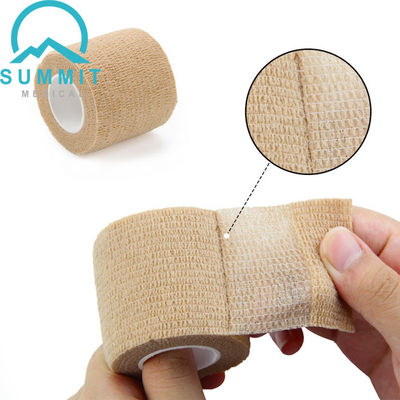 Tan Renkli Nonwoven Kendinden Yapışkanlı Bandaj Sargısı 2 İnç X 5 Yards
