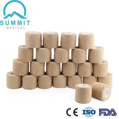 Tan Renkli Nonwoven Kendinden Yapışkanlı Bandaj Sargısı 2 İnç X 5 Yards