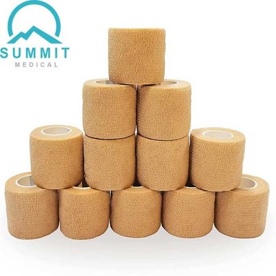 Hipoalerjenik 5cmx4.5m NonWoven Elastik Yapışkanlı Bandaj Kendinden Yapışkanlı