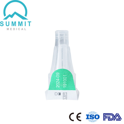 31G İnsülin Kalemi İğneleri Tek Kullanımlık İnsülin Enjeksiyon İğneleri 0.25*4mm Yeşil