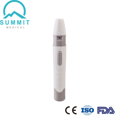 5 Ayarlanabilir Derinliğe Sahip Ağrısız Lancing Device Kan Lancet Kalemi