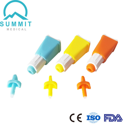Gama Sterilize Tek Kullanımlık Emniyetli Lansetler 23G 26G 28G, 3 Ayarlanabilir Derinliğe sahip