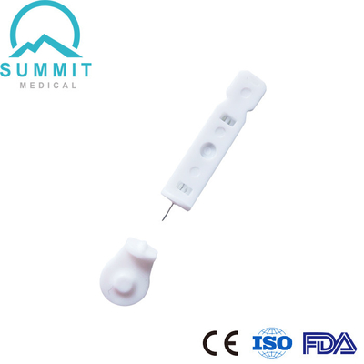 Kan Testi İçin Beyaz Steril İğne İğnesi 30G 100 Adet