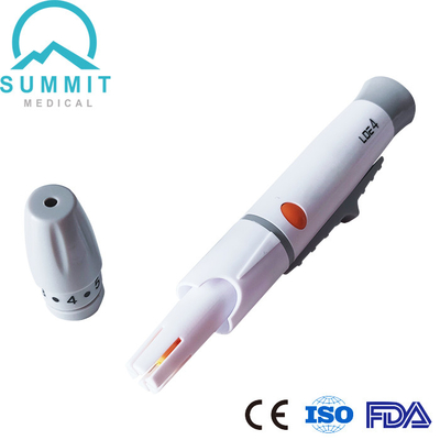 Ağrısız Kontrol için Ayarlanabilir Kan Lancet Kalem 102mm