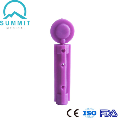 Mor Steril Tek Kullanımlık Ultra İnce Lansetler 30 Gauge Universal