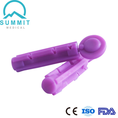 Mor Steril Tek Kullanımlık Ultra İnce Lansetler 30 Gauge Universal