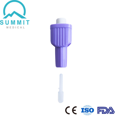 Rahat Kan Numune Alma için Üstten Basmalı Güvenlik Lansetleri 30G 1.6mm