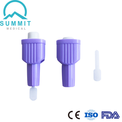 Rahat Kan Numune Alma için Üstten Basmalı Güvenlik Lansetleri 30G 1.6mm
