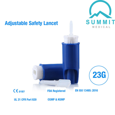 Ayarlanabilir Emniyetli Lanset 23G Roche Accu-Chek Safe-T-Pro Plus Lanset'e Benzer