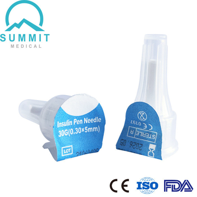 Penta Eğimli İğneli Ultra İnce İnsülin Kalemi İğneleri 30G 5mm